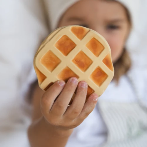 Rafa le Waffle Anneau de Dentition Bébé