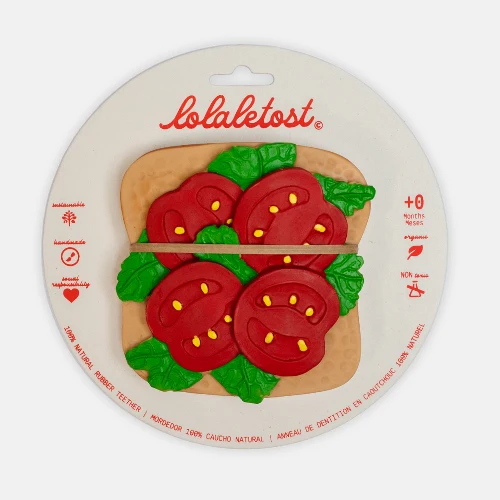 Tartine à la Tomate Anneau de Dentition Bébé