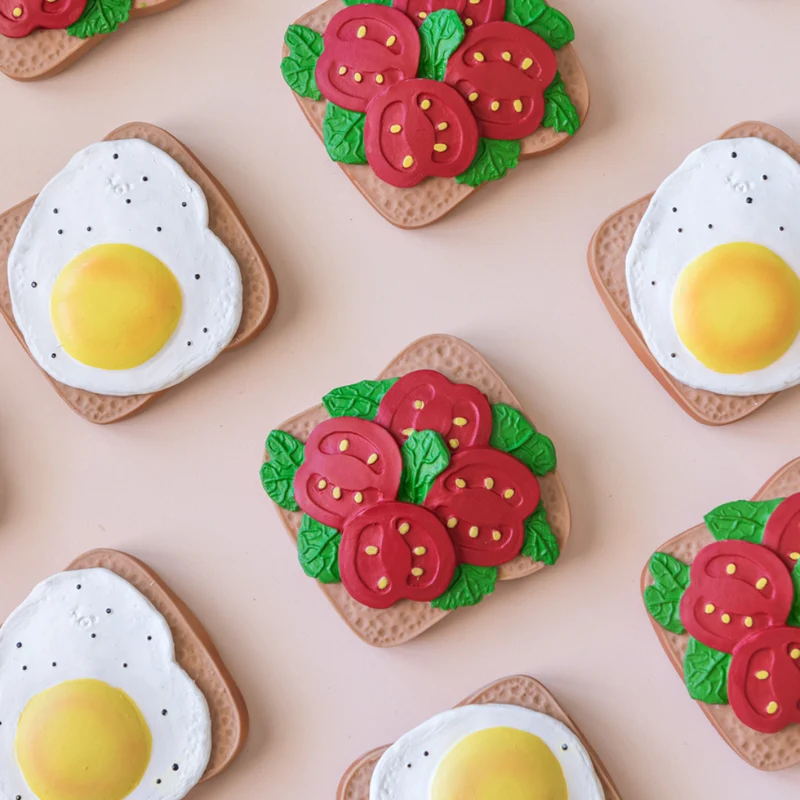 Tartine à la Tomate Anneau de Dentition Bébé
