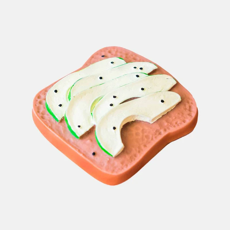 Tartine à l'Avocat Anneau de Dentition Bébé