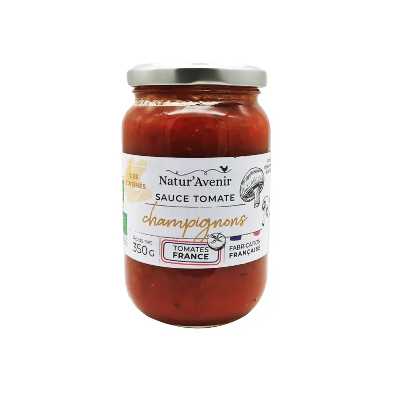 Sauce Tomate Champignons Bio,350g, Natur'Avenir