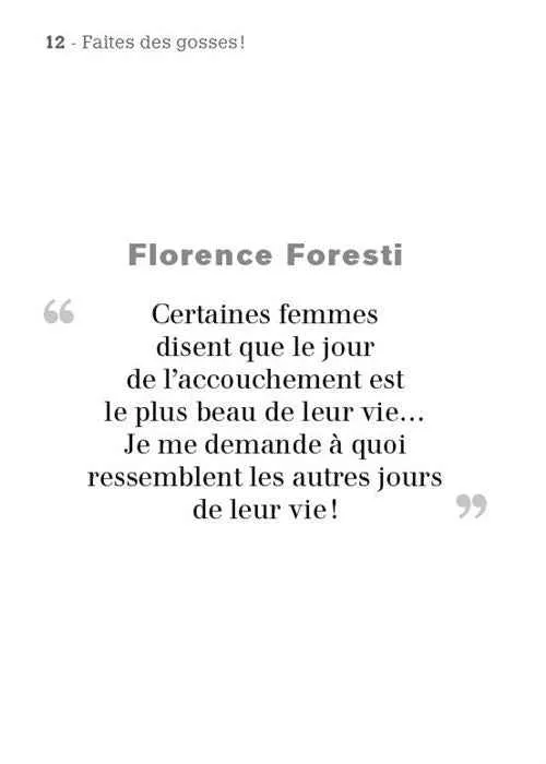 Faites des gosses !