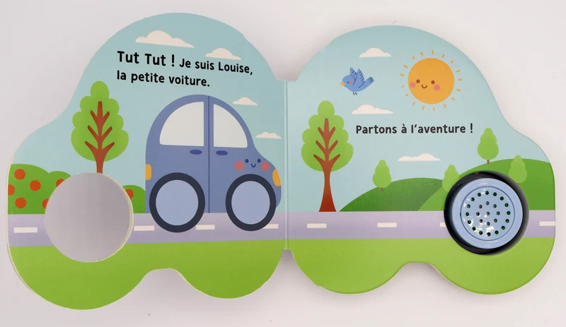 Livre sonore bébé – Louise la voiture