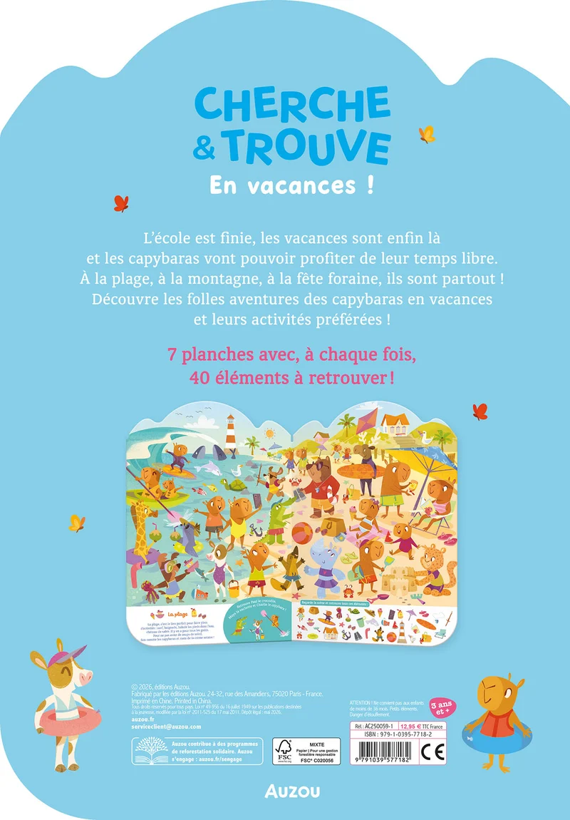 Livre Cherche & Trouve – En vacances !