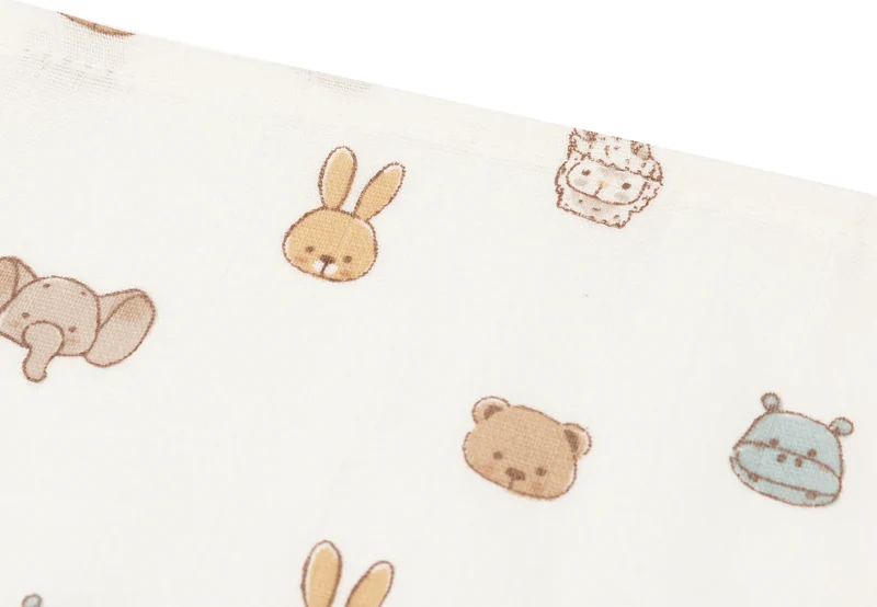 Lot de 3 langes bébé en gaze de coton 70 × 70 cm – Jollies