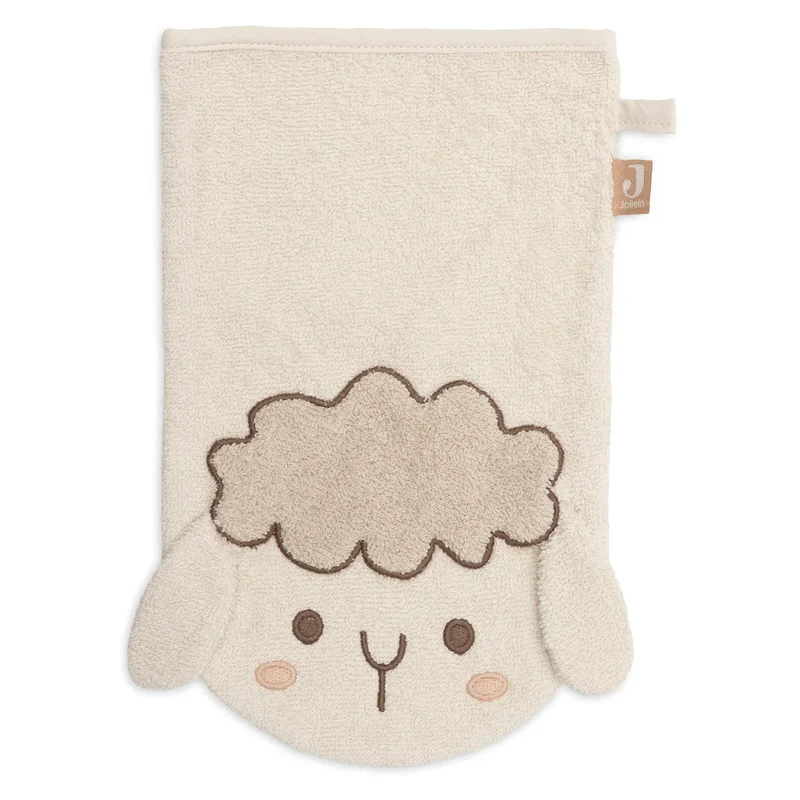 Gant de toilette bébé en éponge – Sheep Sonny