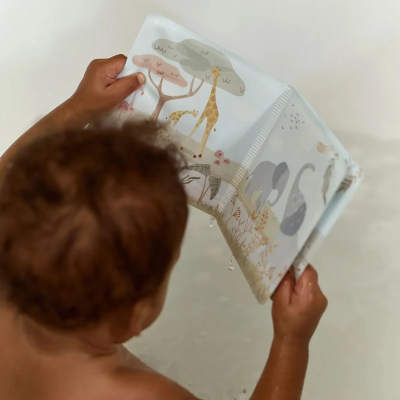 Livre de bain sonore Safari Friends – jouet d’éveil bébé dès 6 mois
