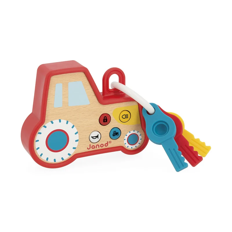 Porte-clés tracteur sonore et lumineux