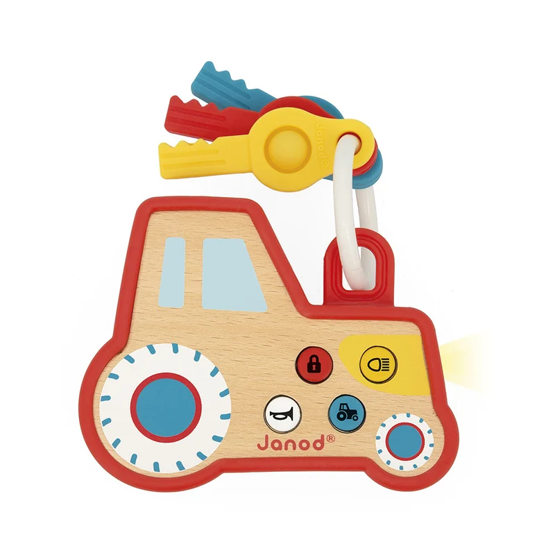 Porte-clés tracteur sonore et lumineux