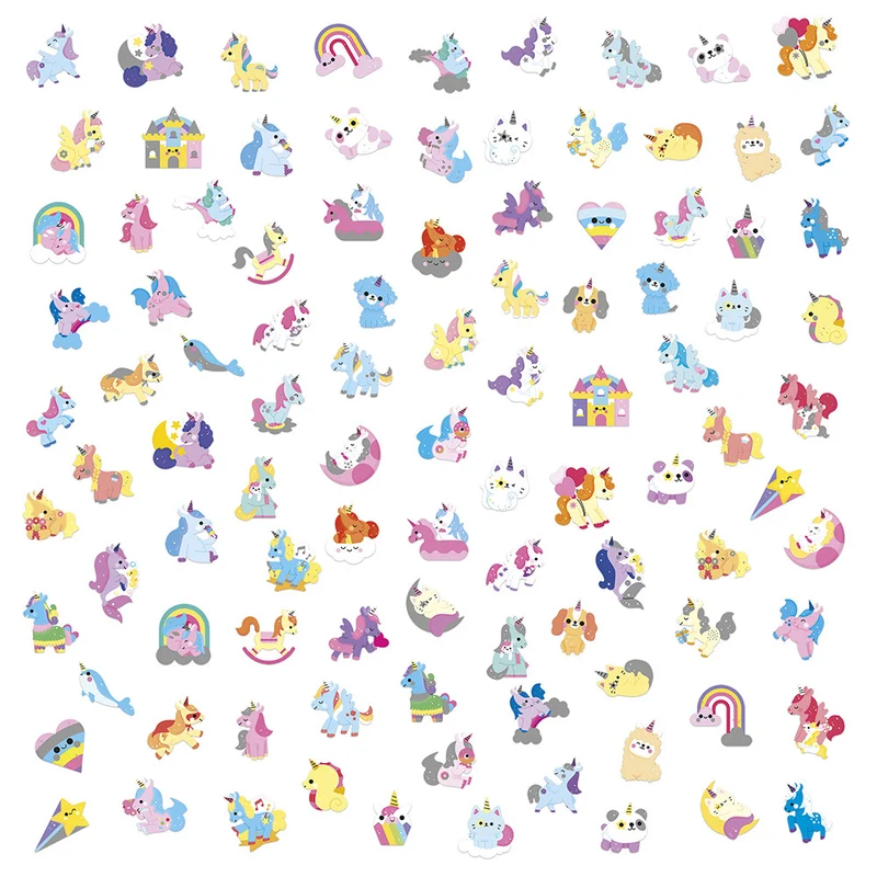 Gommettes licornes x100