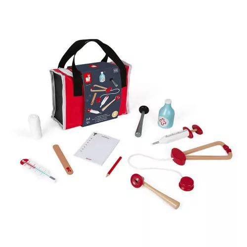 Mallette du docteur en bois