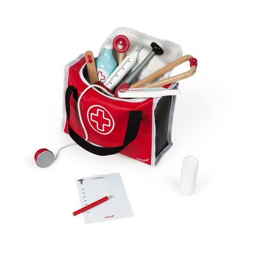 Mallette du docteur en bois