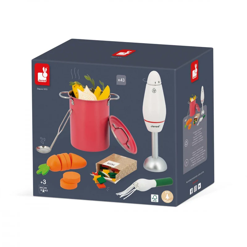 Set de soupe en bois