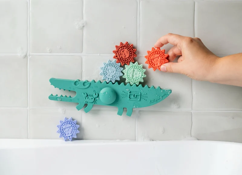 Crocodile balancier pour le bain