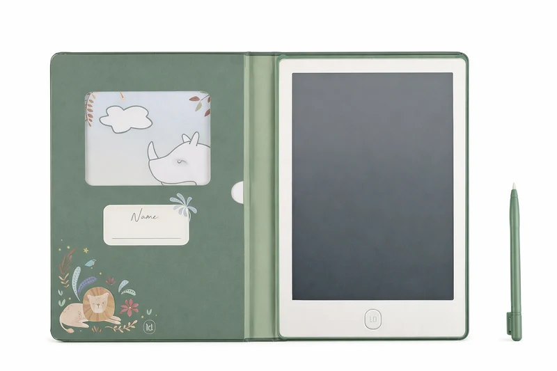 Tablette à dessin verte Safari Friends – tablette créative enfant