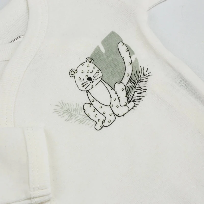 Tenue naissance bébé Léopard – ensemble maternité 5 pièces 1 mois