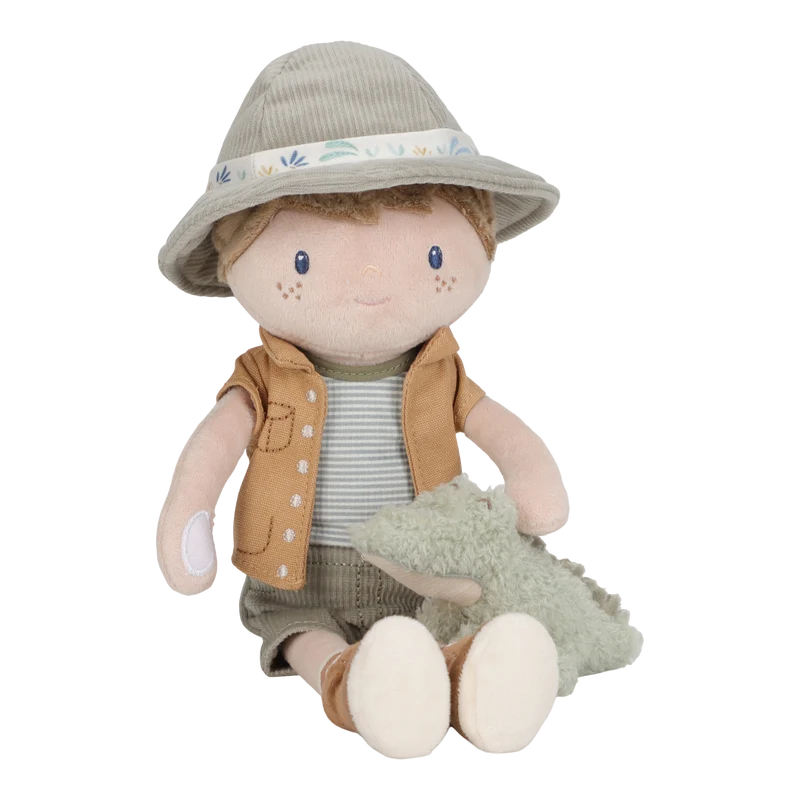 Poupée Jim Safari Ranger – doudou explorateur dès 12 mois