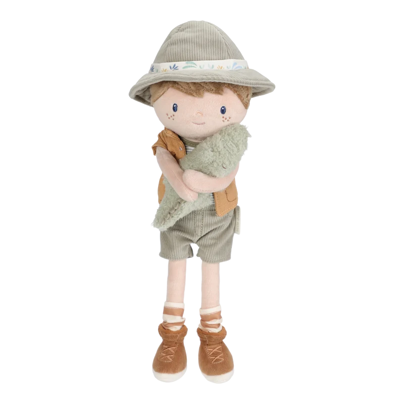 Poupée Jim Safari Ranger – doudou explorateur dès 12 mois