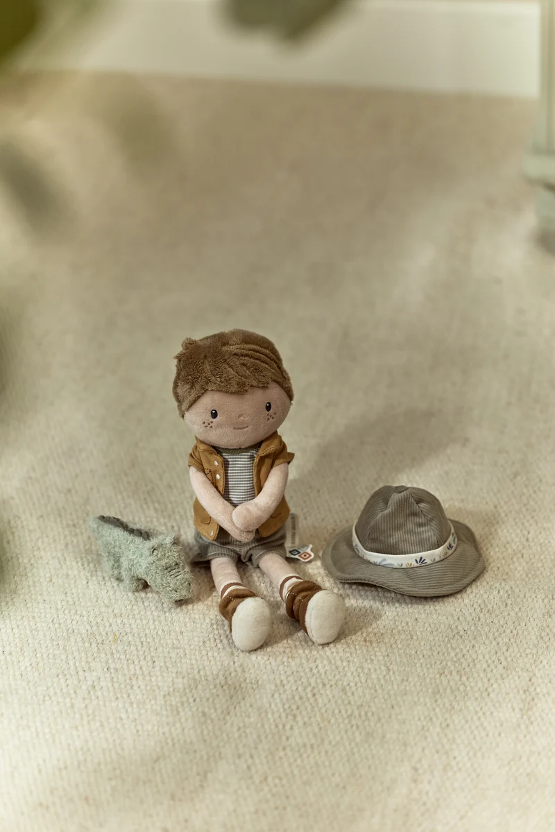 Poupée Jim Safari Ranger – doudou explorateur dès 12 mois
