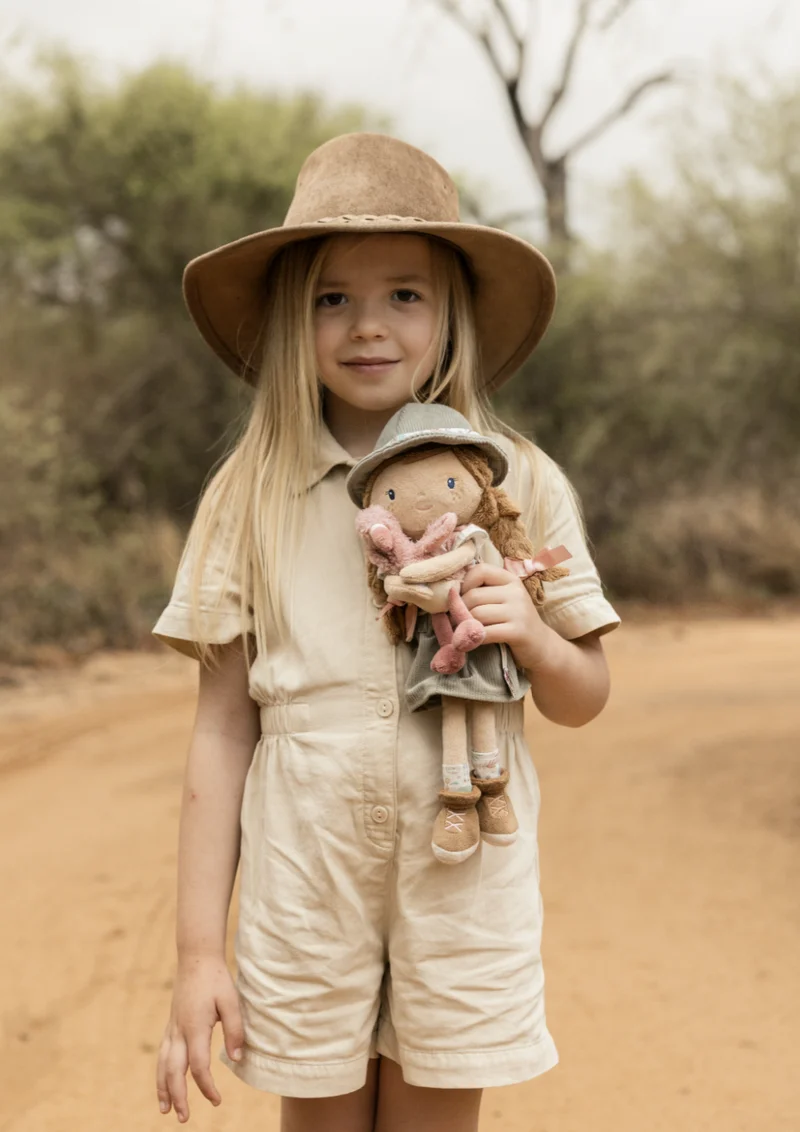 Poupée Rosa Safari Ranger – doudou exploratrice dès 12 mois