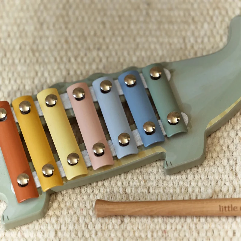 Xylophone Crocodile Safari Friends – instrument musical en bois