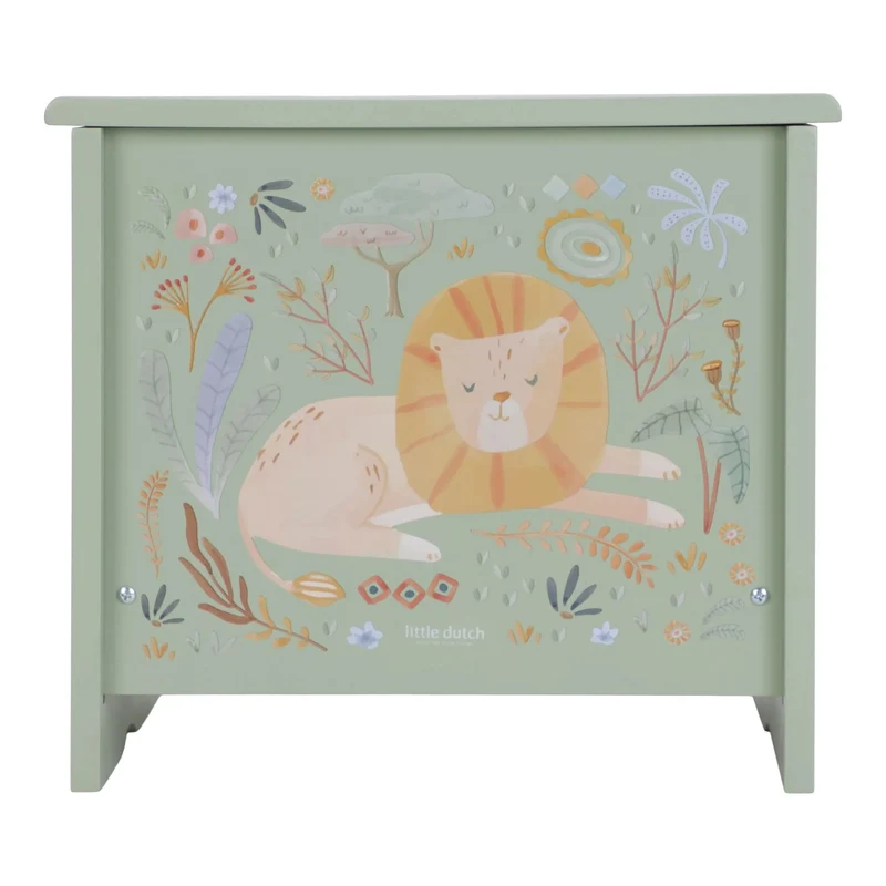 Piano en bois vert Safari Friends – premier piano enfant