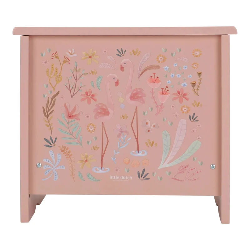 Piano en bois rose Safari Friends – premier piano enfant