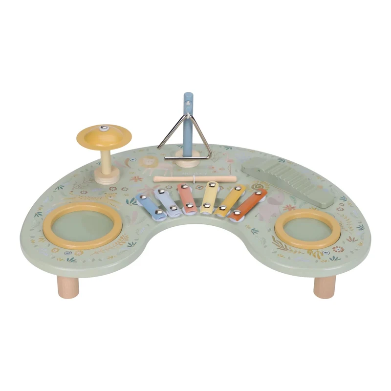 Table d’activités musicale Safari Friends – jouet musical en bois