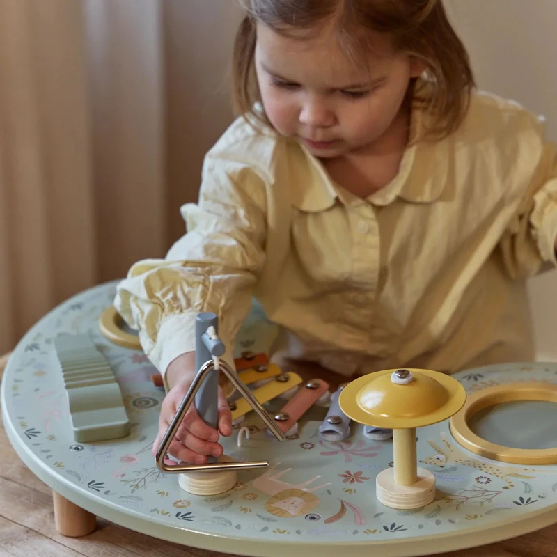 Table d’activités musicale Safari Friends – jouet musical en bois