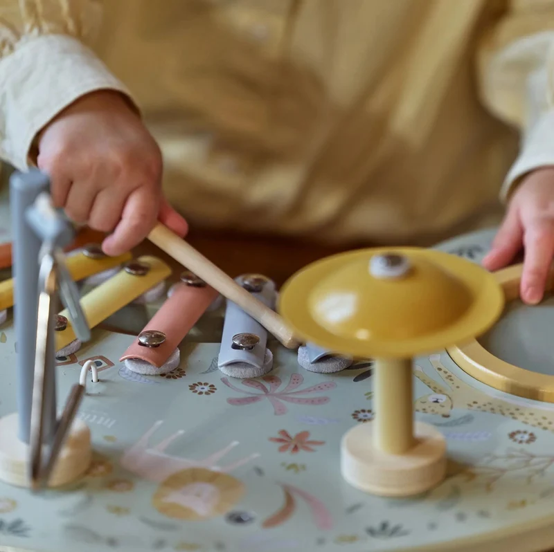 Table d’activités musicale Safari Friends – jouet musical en bois