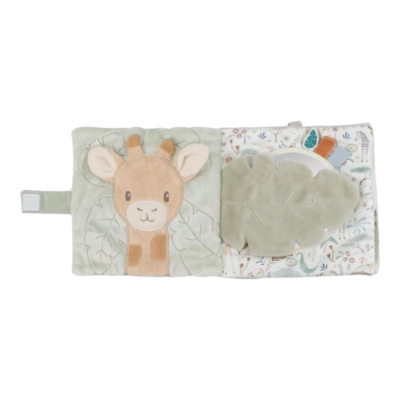 Livre tissu d’activités Safari Friends – livre sensoriel bébé