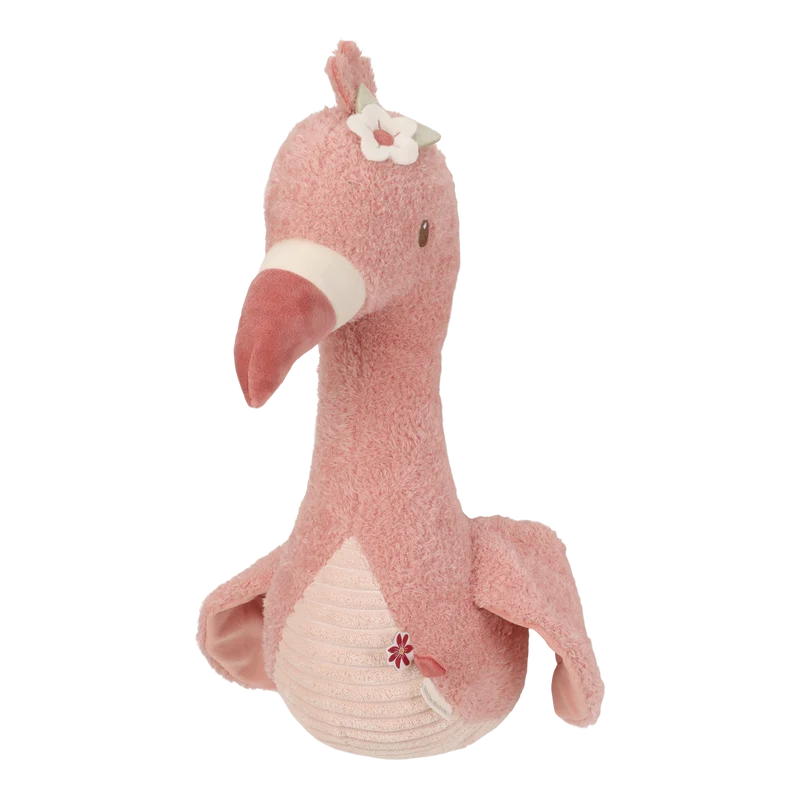 Décoration murale tête de flamant rose Safari Friends – déco chambre enfant