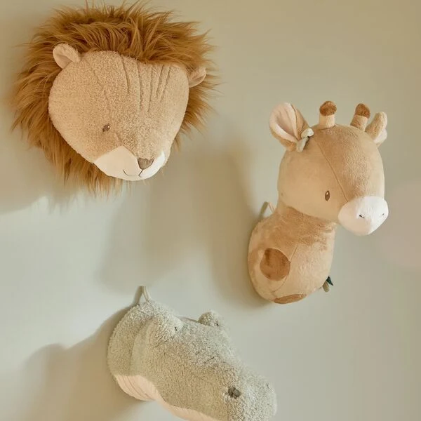 Décoration murale tête de lion Safari Friends – déco chambre enfant