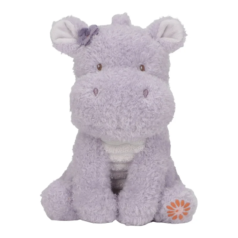 Peluche hippopotame 17 cm – compagnon doux pour bébé