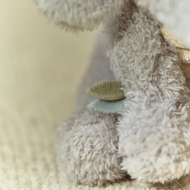 Peluche éléphant 17 cm – compagnon doux pour bébé