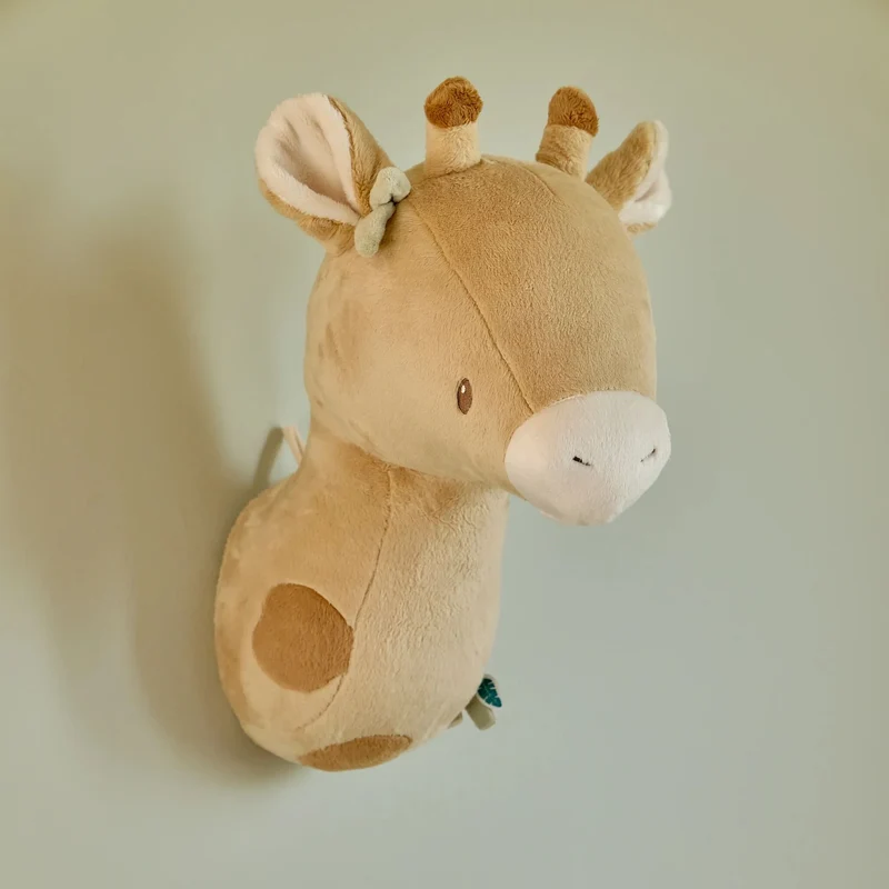 Décoration murale tête de girafe Safari Friends – déco chambre enfant