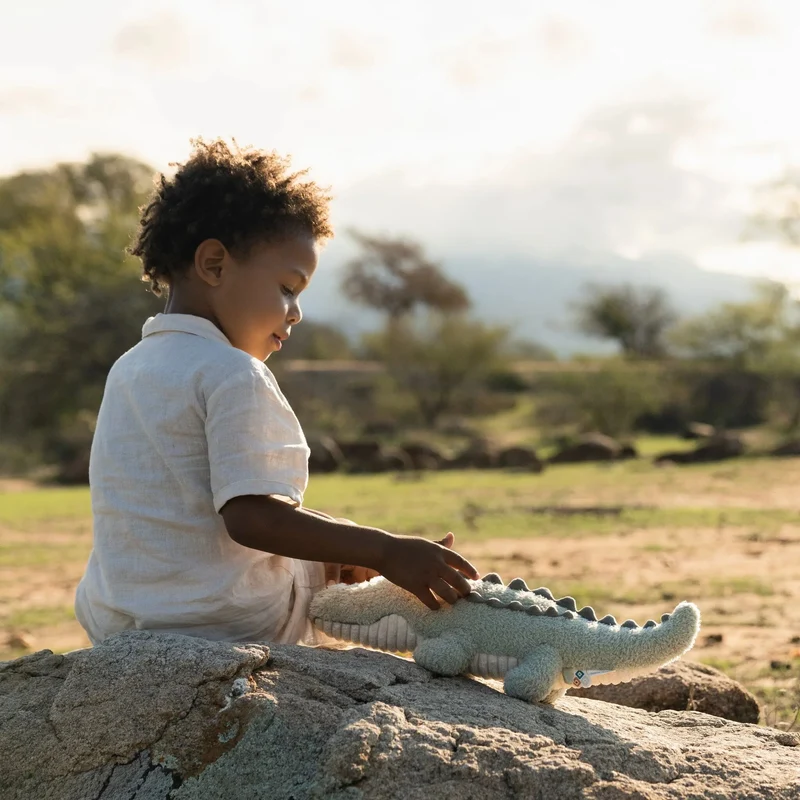 Peluche crocodile Safari Friends – compagnon doux pour bébé