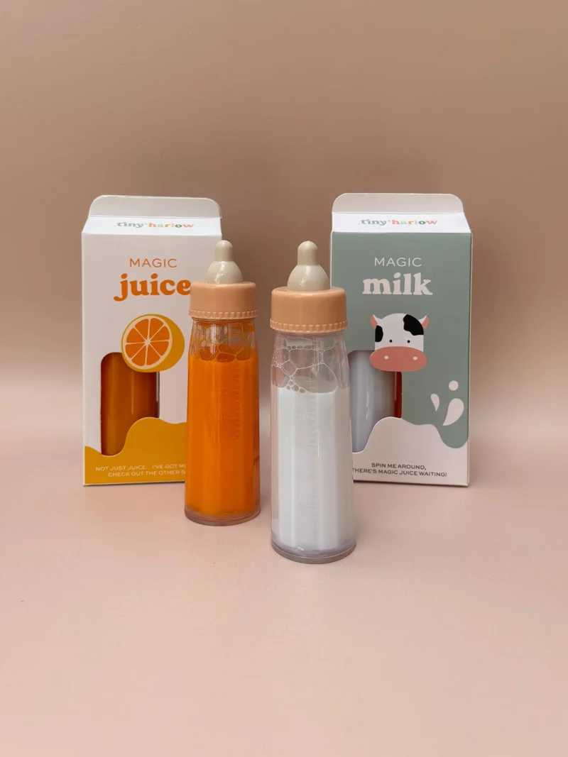 Duo de Biberons Magiques Lait et Jus de Fruit