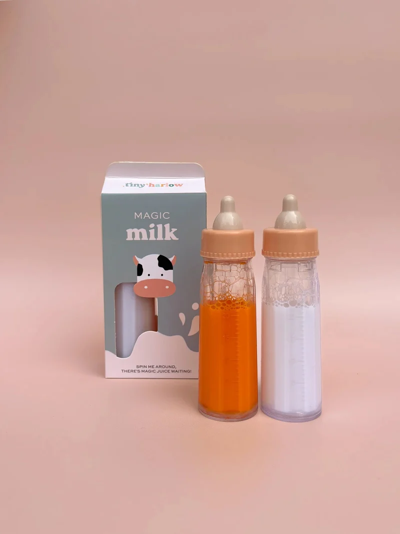 Duo de Biberons Magiques Lait et Jus de Fruit