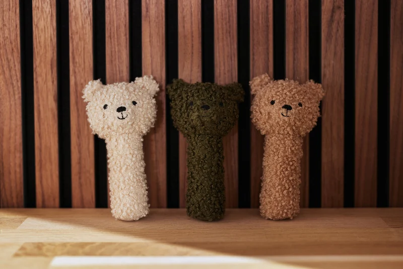 Hochet Teddy Bear Biscuit
