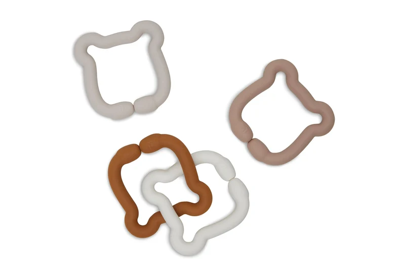 Jeu d'anneaux en silicone Teddy Bear