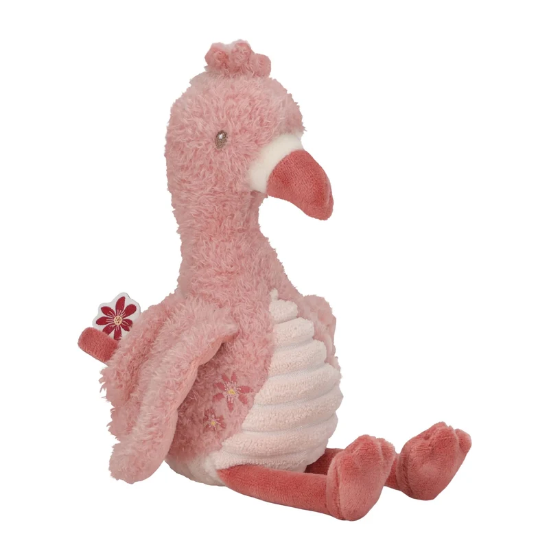 Peluche flamant rose 32 cm – compagnon doux pour bébé