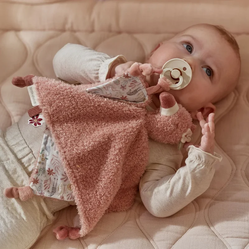 Doudou flamant rose Safari Friends – compagnon doux pour bébé