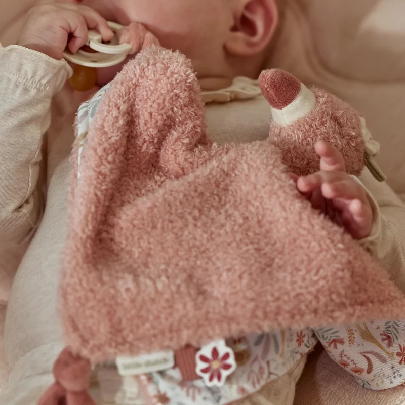 Doudou flamant rose Safari Friends – compagnon doux pour bébé