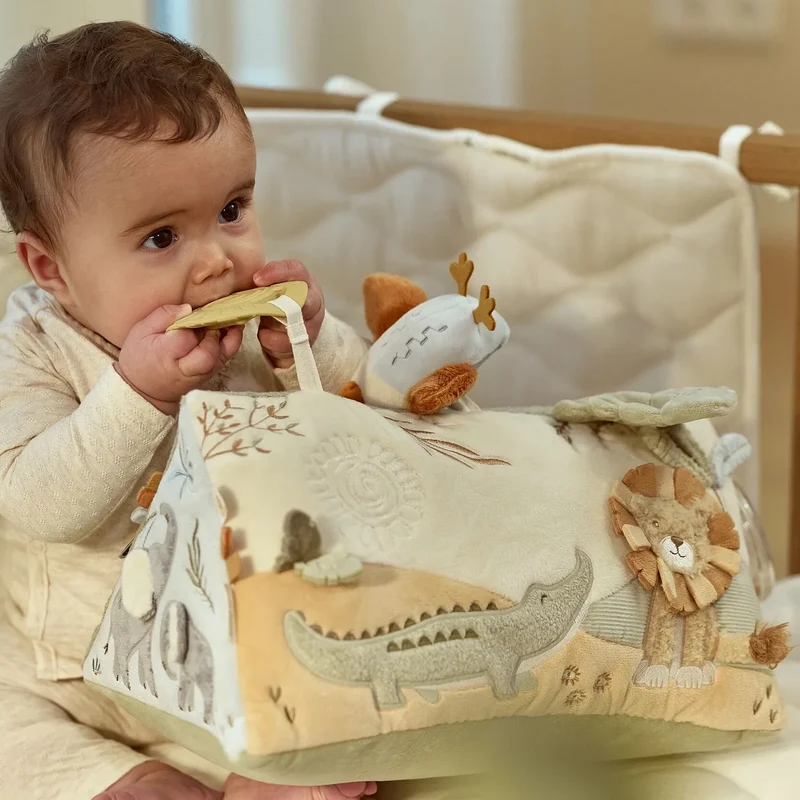 Triangle d’activités Safari Friends – jouet d’éveil sensoriel bébé