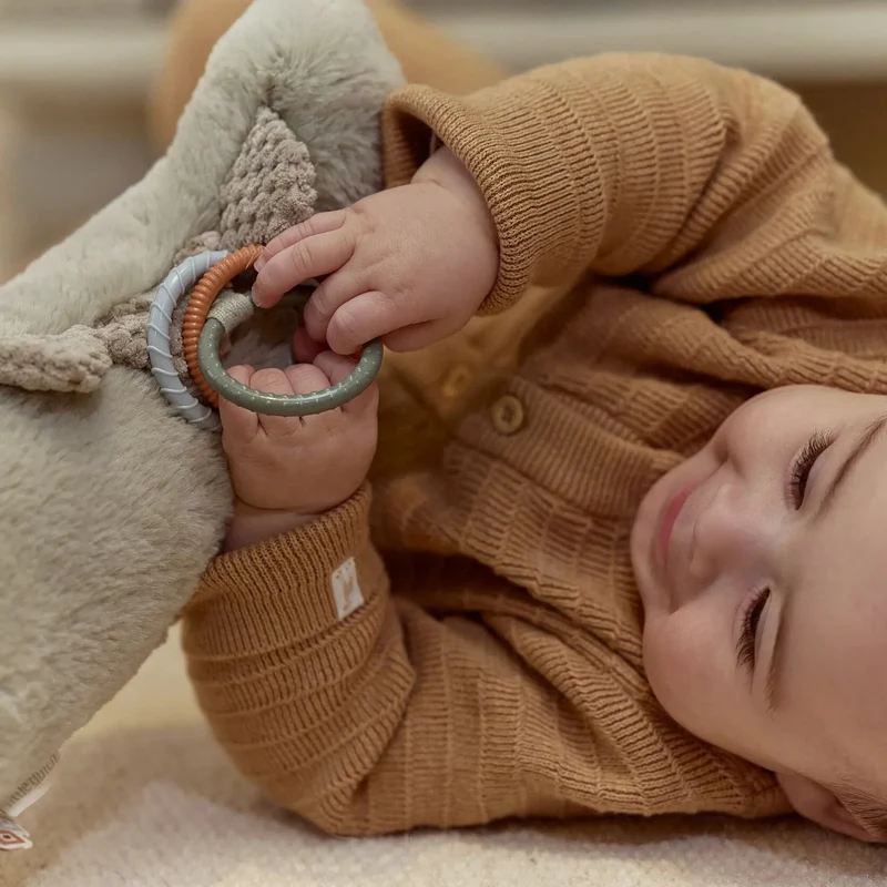 Peluche d’activités crocodile Safari Friends – jouet sensoriel bébé