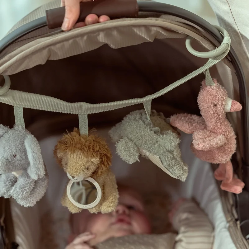 Chaîne d’activités pour poussette Safari Friends – jouet d’éveil bébé