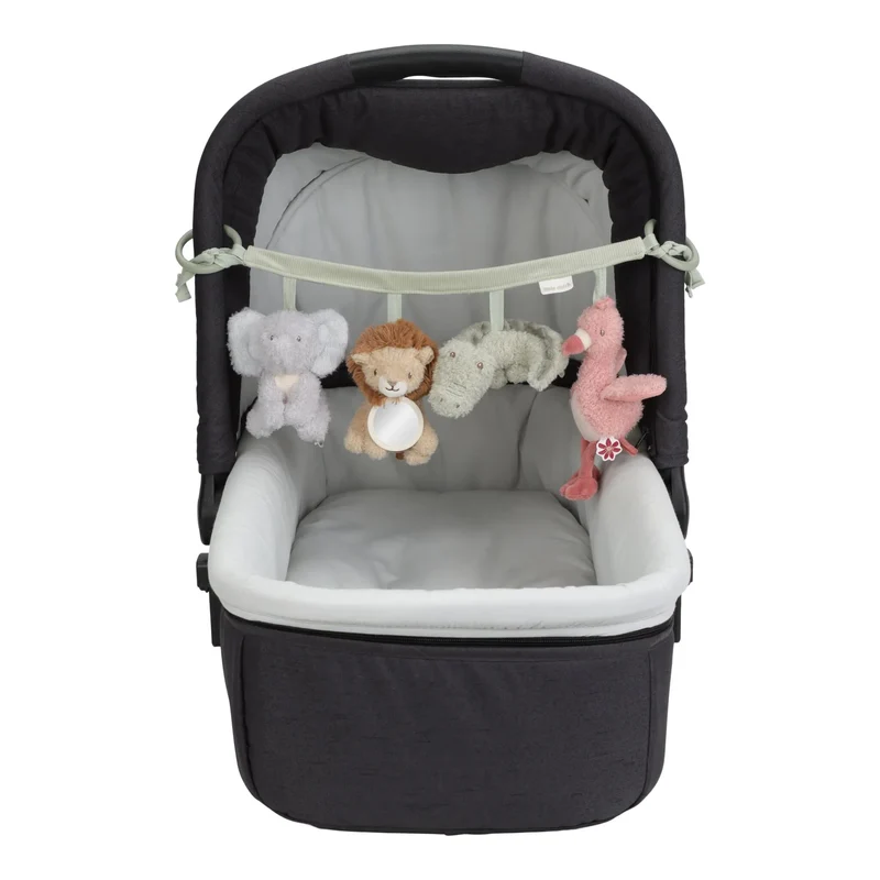 Chaîne d’activités pour poussette Safari Friends – jouet d’éveil bébé