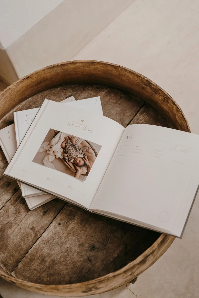 Livre de naissance Beige – Petit Amour Beige