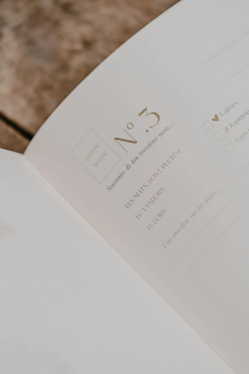Livre de naissance Beige – Petit Amour Beige
